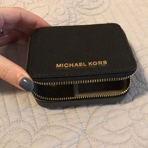 Michael Kors Saffiano Leather Jewelry Case Box